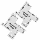 Handmade Patchwork Quilting Tailor Ruler Template Sewing Ruler Measuring Gauge