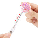 Chest Cards Anti-Lost Clip Retractable Shell Shape Lanyards Badge Holder