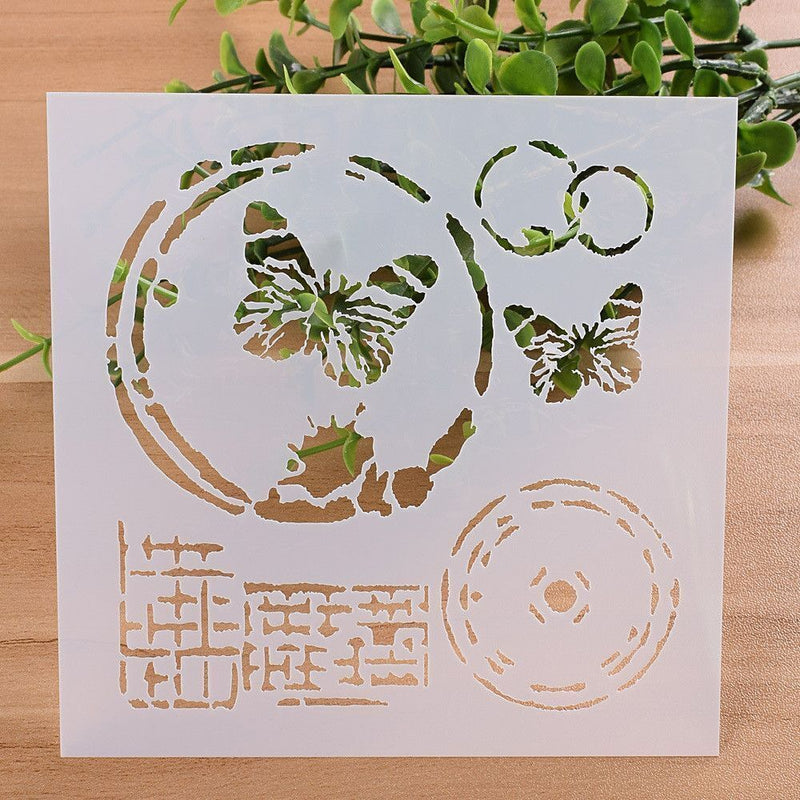 Decorative Scrapbooking Layering Stencils Embossing Template Wall Painting