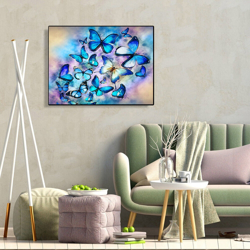 DIY Paint by Number Kits Butterfly Pattern Artcraft Zero Basis On Canvas