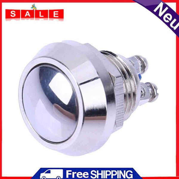 Waterproof 12mm Metal Boat Horn Current Stainless Steel Starter Pushbutton Back