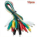 10 Pieces Set Test Lead Kit Probe Wire Pen Clamp Alligators Clip D4P6 X8S0 L7M7