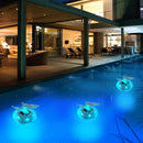Waterproof Floating Light Cute Solar Lamps Eco-friendly Pond Decors (A) Newly
