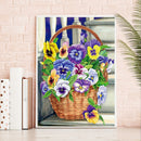 5D Diamond Painting DIY Flowers Full Round Drill Mosaic Rhinestone Art Crafts