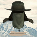 Fishing Hat Outdoor UV Protection Sunshade Big Brim Solid Camping Hiking Caps