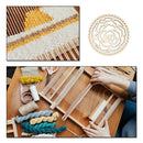 Wooden Basketball Bottom Circle Blank Hollow Crochet Basketball Wood Base for DIY Knit