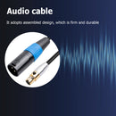 XLR Male to Mini XLR Female Audio Cable Adapter for Canon Camera Mixer Reco