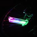 2xRoad Bike Spoke Lamp Rainproof Tyre Reflector Double-Sided Color Warning