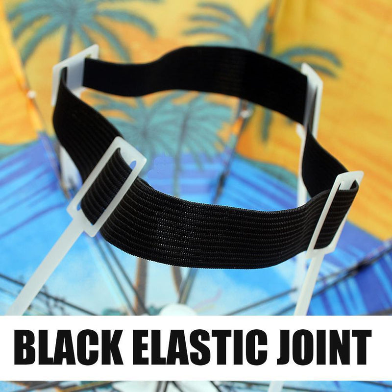 5pcs Waterproof Foldable Outdoor Sun Shade Fishing Umbrella Hat (Multi)