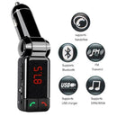 LCD Car Kit Bluetooth FM Transmitter MP3 Player 3.5mm Handsfree B2S7 USB G7Z1