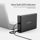 ORICO 7688C3 5Gbps 3.5 inch HDD SSD Enclosure USB 3.1 Type-C SATA Case (US)