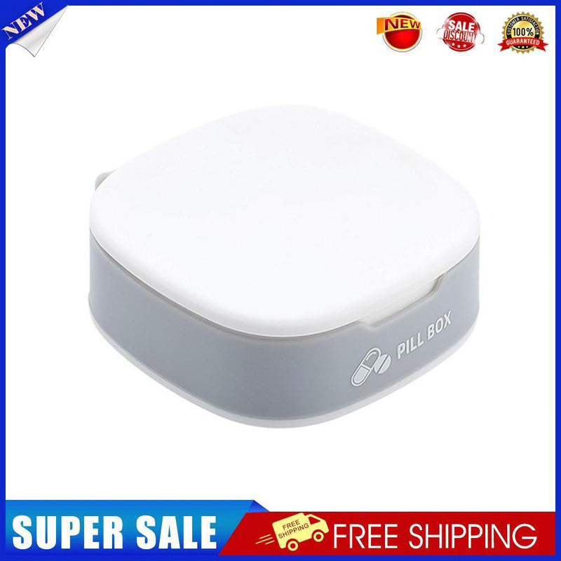 Pills Storage Case 7-Day Pills Grids Box Weekly Medicine Dispenser (White)