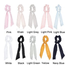Rubber Bands Tiara Rope Scrunchie Ponytail Holder Hair Bands Bow Streamers