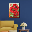 Special Shaped Drill Needlework DIY Happy Flowers Diamond Painting Mosaic Set