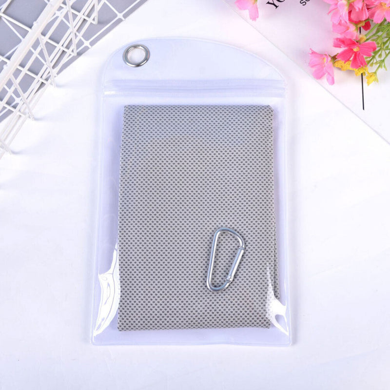 4pcs Yoga Sport Cold Cooling Towel Running Football Microfiber Summer Ice Towels