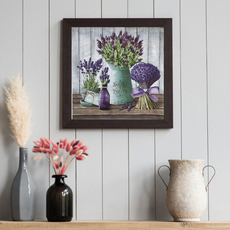 Diamond Painting Kit Lavender Bouquet Full Round Drill DIY Mosaic (sz1685)