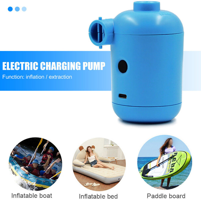 Outdoor Mini Air Pump Camping Portable DC 5V USB Charging Electric Inflator