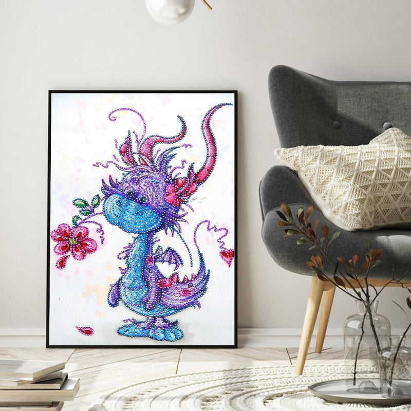 5D DIY Special Shaped Diamond Painting Dragon Cross Stitch Mosaic Home Decor Kit