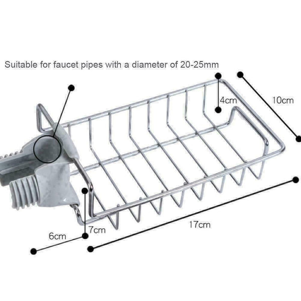 Adjustable Steel Sink Storage Hanging Basket Shelf-Sp F5X3 B9F5 V2C1