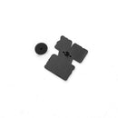 Creative Black White Note Cartoon Badges Funny Letters Brooches Enamel Pins