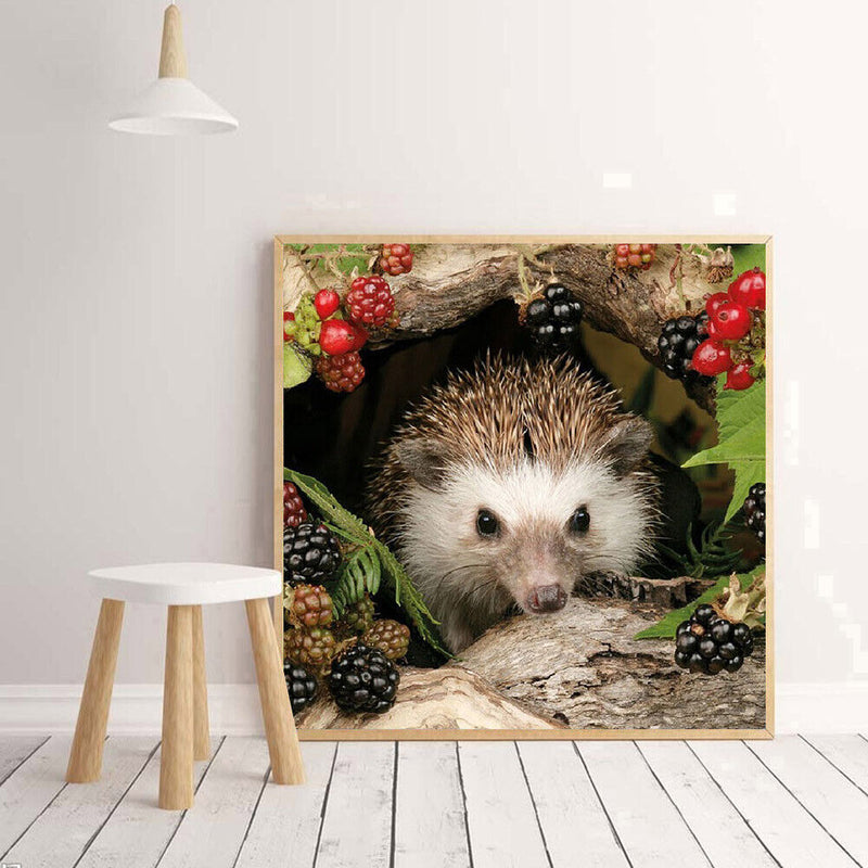 Animal Hedgehog 5D Diamond Painting Embroidery DIY Full Round Drill Picture