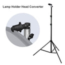 Camera Lamp Holder Head Converter Light Plate Bracket Reflector Fixing Clip