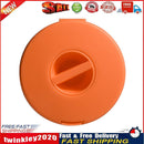 Portable Round Phone Cable Storage Box Rotatable Organizer Case (Orange) Newly