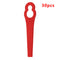 30pcs Grass Trimmer Plastic Blade Lawn Mower Lengthen Garden Grass Cutter Too