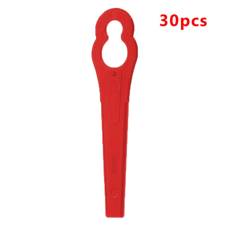 30pcs Grass Trimmer Plastic Blade Lawn Mower Lengthen Garden Grass Cutter Too