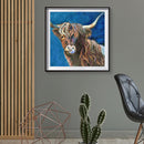 Handmade DIY Full Round Drill Diamond Painting 5D Color Cattle Poster Kit