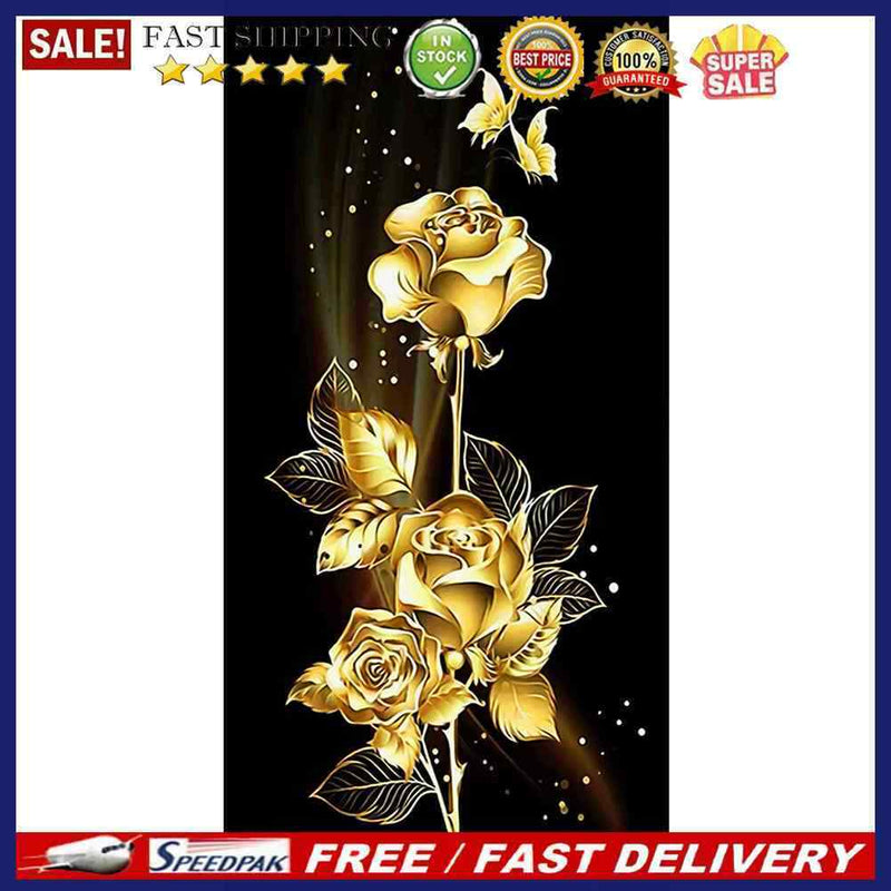 Flower Oil Paint By Numbers Canvas Picture DIY Wall Art Craft Home Decorations
