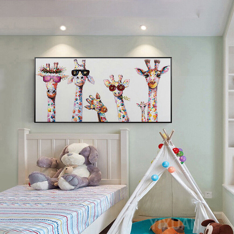 5D Diamond Painting Kit DIY Drawing Giraffe Family Full Square Drill Room Decor