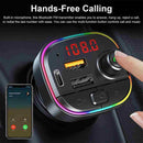 12V/24V Bluetooth FM Transmitter Radio MP3 Wireless Car 7Y6T Adapter USB Z8B5