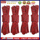 4pcs Wind Rope with S-Shaped Hooks Outdoor Camping Hiking Tent Wind Rope Buck