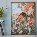 5D DIY Round Drill Diamond Painting Fairies Art Mosaic Home Bedroom Decor Gift