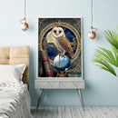 40x50cm Cross Stitch Full Embroidery Kit Owl Animal Home Art Decoration Stamped