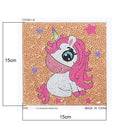 DIY Diamond Painting Full Round Crystal Drill Animal Decor for Kids (DX054)