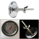 Stainless Steel Thermometer BBQ Grill Smoker Thermometer for Outdoor Kettle