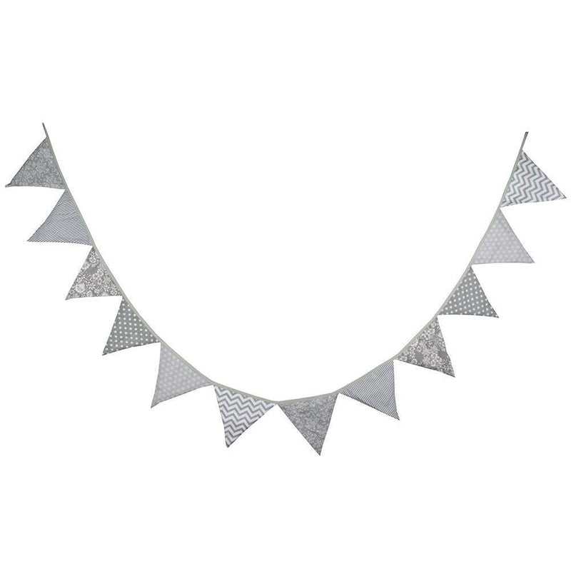 12-sides 3.2m Pennant Bunting Banners Triangular Flags Baby Birthday Decor