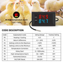 Digital Temperature Controller NTC Sensor 12V Thermostat for Hatching Breeding