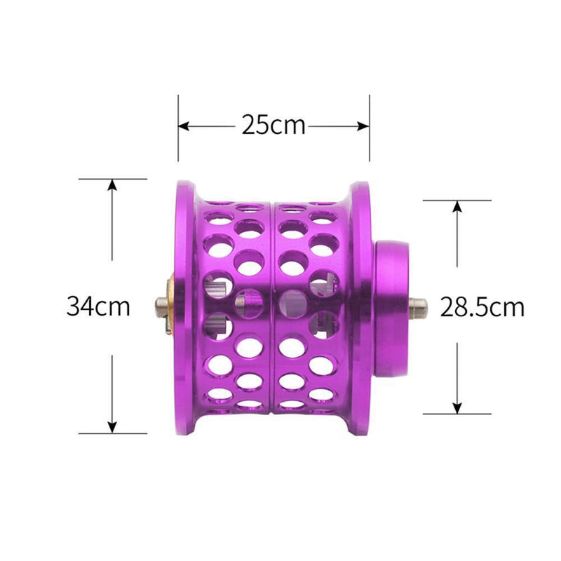 Low Profile Casting Fishing Reel Modified Line Cup for DAIWA Steez (Purple)