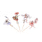 Wedding Flower Theme Angel Sticks Cupcake Decoration Fairy Girls Cake Topper