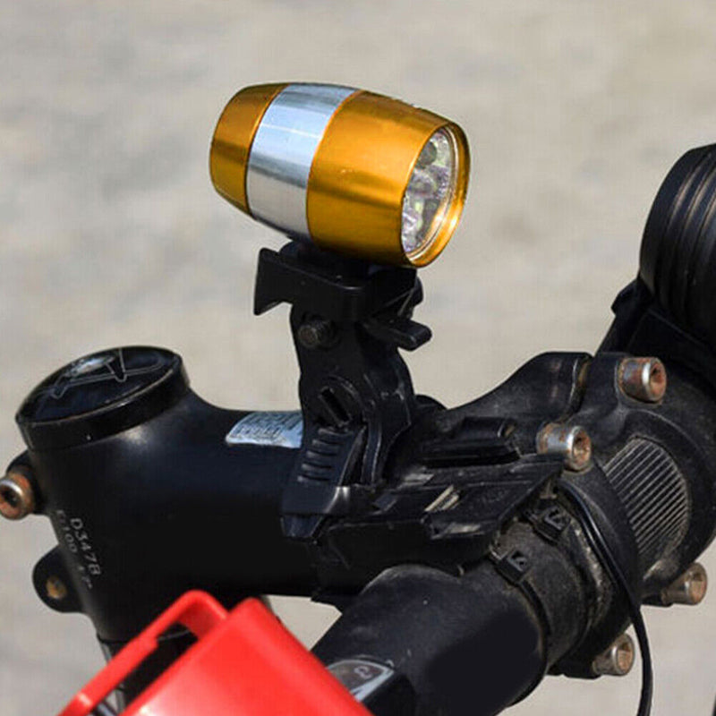 Bicycle Front Head Light 6LED MTB Fork Handlebar Safety Night Lamp (Yellow)