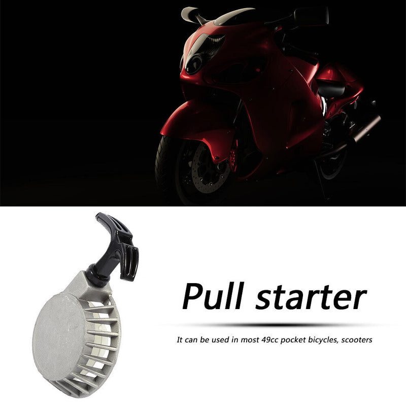 Recoil Starter Aluminum Pull Start Assembly for 49cc Pocket Quad Bike Minimoto