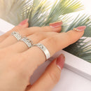 Women Open Adjustable Multi-Layer Hip Pop Jewelry Finger Rings Punk