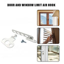 Window Limiter Position Stopper Casement Wind Brace Kids Safety Protector