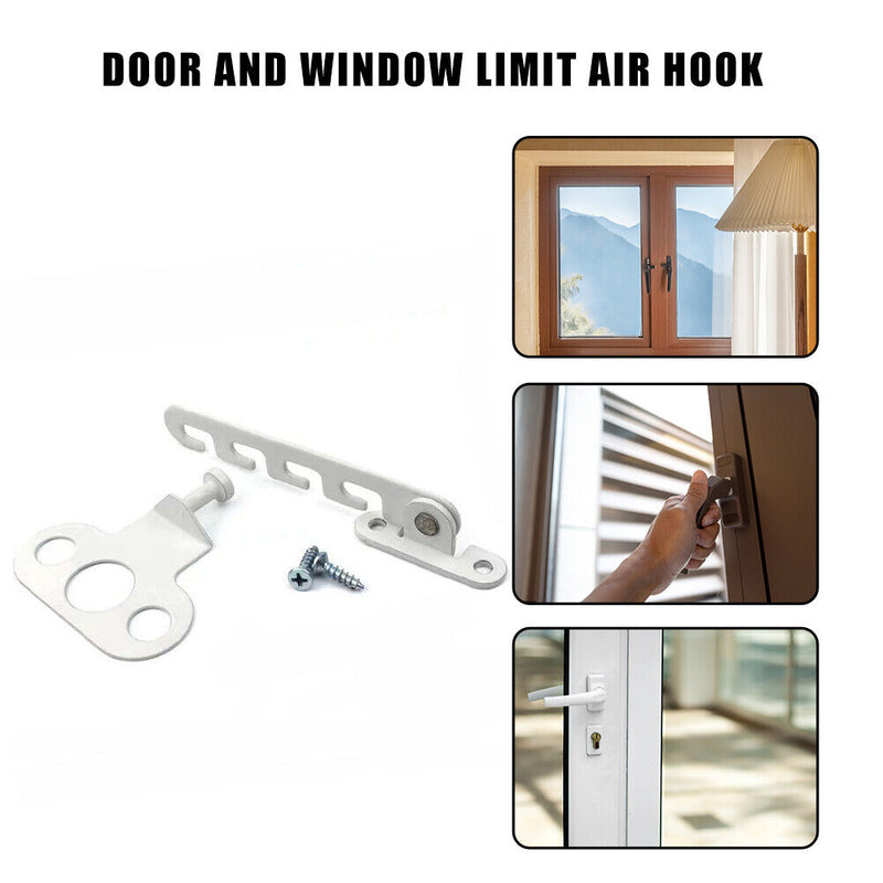 Window Limiter Position Stopper Casement Wind Brace Kids Safety Protector