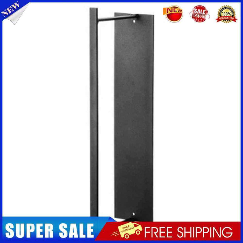 Self Adhesive Home Plastic Hangers Black Storage Rack Clothes Stand Organizer
