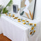 Decorations Cotton Linen Lemon Table Runner Sunflower Tablecloth Triangle
