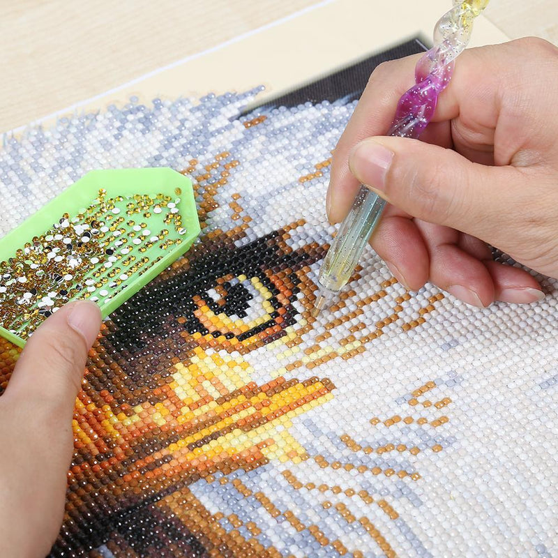 2pcs 5D DIY Diamond Painting Point Drill Pen Cross Stitch Mosaic Tools Newly